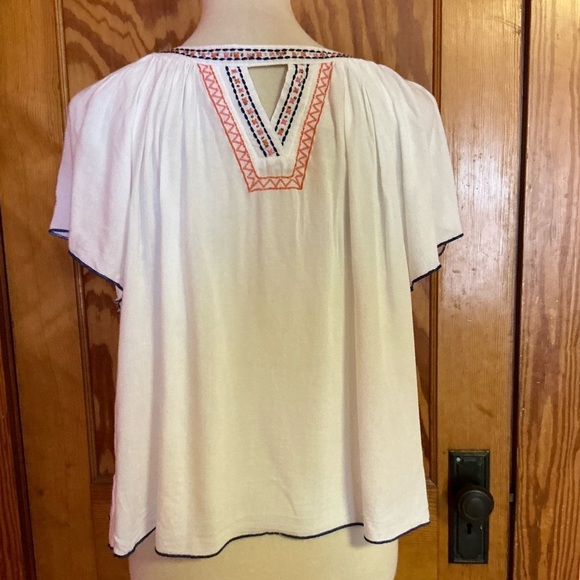 Alya embroidered & beaded peasant top - Picture 9 of 12
